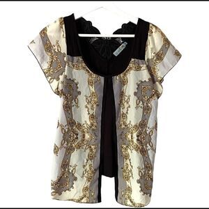 Unity world wear Split front layered lace back